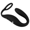 Black Velvets Cockring Plug Vibe Velvet 8 x 2.5cm
